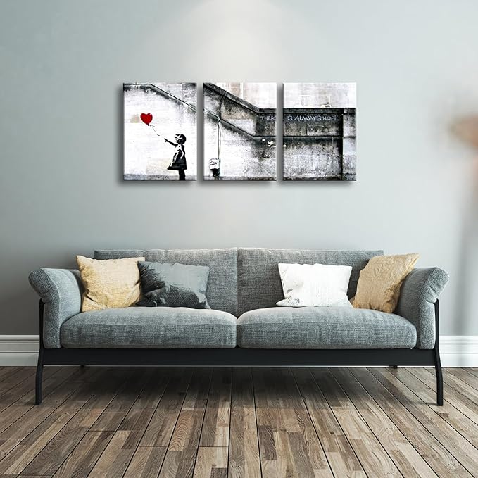 Wieco Art Banksy Grafitti Girl - Image 4