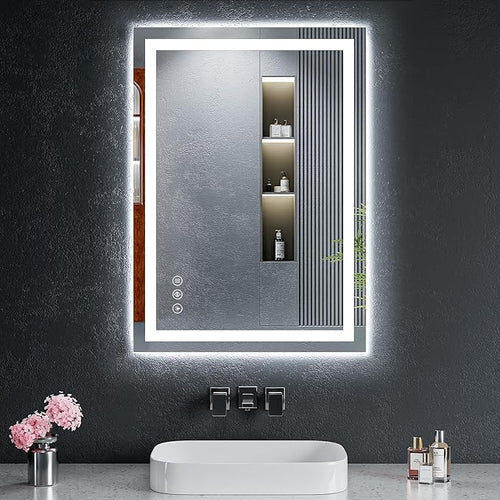 28"x20" LED Bathroom Mirror by MYSUNORIA