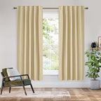 RYB HOME Bedroom Blackout Curtains 72 inches Long, 100% Blackout Thermal by RYBHOME
