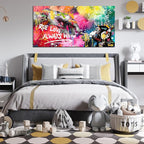Graffiti Canvas Wall-Art for Living Room Large Size - Image 5