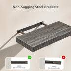 QEEIG Floating Shelves for Wall Bathroom Shelf Bedroom Kitchen Living Room - Image 7