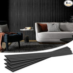 Art3d 4-Piece Wood Slat Acoustic Panels by Art3d