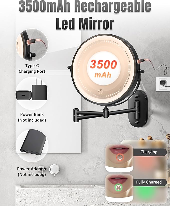 Wall Mounted Makeup Mirror - Image 5