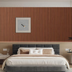 Arthome Peel and Stick Slat Wall Panels 15.7 "x400, Self-Adhesive PVC Wood - Image 3