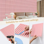 Heikki 30 Pack 3D Wall Panel for Interior Wall Décor, PVC Flower Textured Wall - Image 3