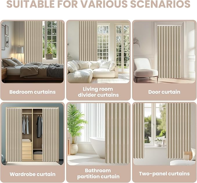 AJAZZ Blackout Magnetic Door Curtain - Image 6