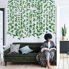 Freyalife Fake Vines for Room Decor Artificial Ivy Leaves Hanging Greenery - Image 4