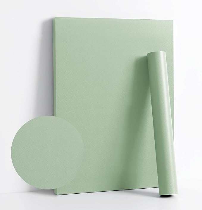 Dimoon 118''x23.6'' Green Peel and Stick Wallpaper Contact Paper Modern Self by DIYYOURMOON