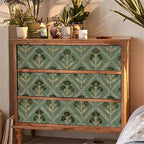 Orainege Peel and Stick Wallpaper Vintage Floral Wall Paper Boho Contact Paper - Image 2