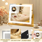 ROLOVE Vanity Mirror with Lights 22"x18", Lighted Makeup Mirror with 10X - Image 5