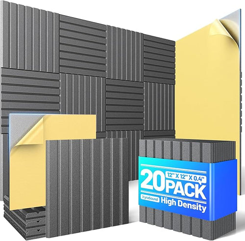 20 Pack Sound Proof Foam Panels by Unknown
