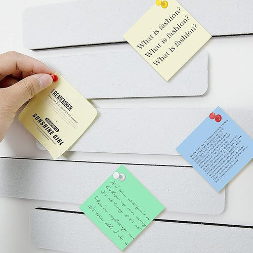 5 Pack Felt Pin Board Bar Strips Bulletin Board - Image 2