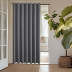 ChrisDowa Room Divider Curtain 90 Inches Long, Wide Blackout Sliding Door by ChrisDowa