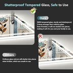 50x36 LED Bathroom Mirror with Lights, Backlit and Front Lit Anti-Fog Lighted - Image 7