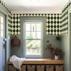 Simon&Siff Retro Peel and Stick Wallpaper Black and Green Wallpaper Vintage - Image 4