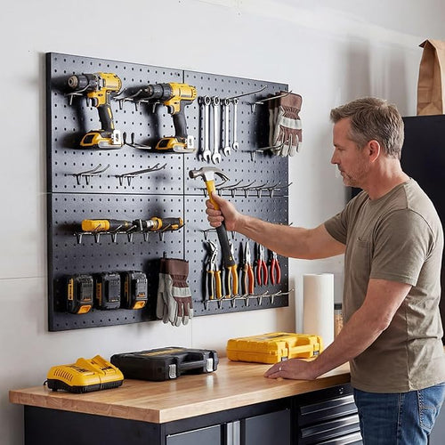 4 Pack Metal Pegboard Panels - Image 2