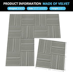 Velvet 3d wall panels for Interior wall Decor peel and stick, Soundproof - Image 3