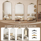 Antok Arched Full Length Mirror, Standing/Wall Hanging Large Mirror - Image 7