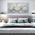 Suconvng Floral Wall Art Living Room Minimalist Painting Aesthetic Wall Decor - Image 4