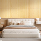 OUZUGIE 2 Pack 96x24 Inch Natural Bamboo Wall Panel – Carbonized Pole Wrap - Image 8
