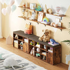 DINZI LVJ Long Wall Shelves, 55.1Inch Wall Mounted Shelves Set of 2, Extra - Image 8