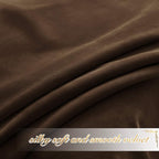 NICETOWN Thermal Insulated Brown Velvet Curtains, Sound Reducing Heavy Matt - Image 4
