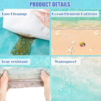 Kochorie 100 Ft x 54 Inch Summer Beach Tablecloth Roll - Image 3