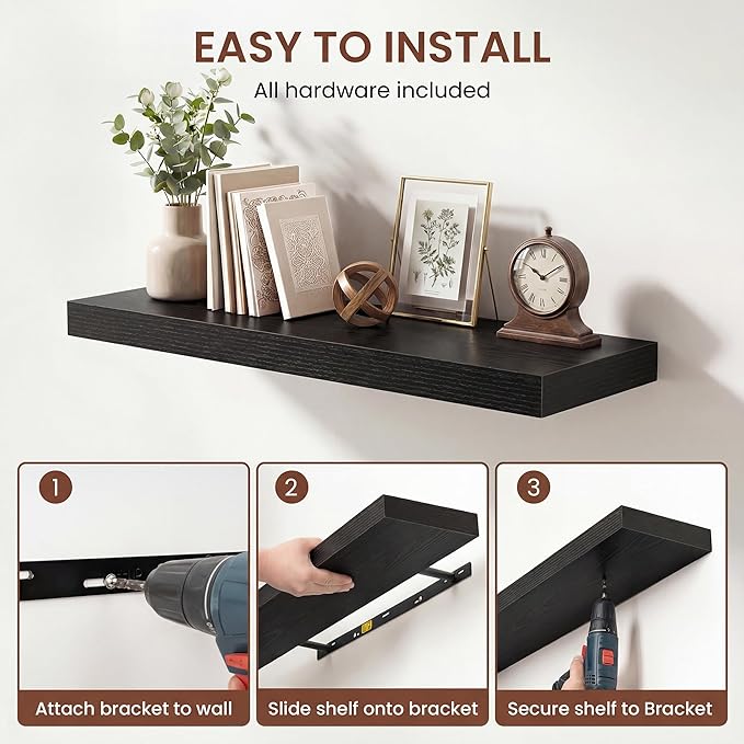 Dreamland 40 Inches Floating Shelves - Image 5