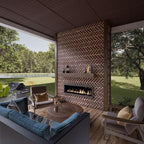 EverStone Herringbone Faux Brick Panel, 46 1/2"W x 25 1/4"H x 1"D, Old Town - Image 12