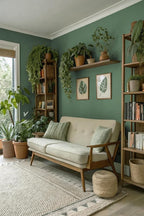 Dimoon 394''x17.7'' Green Peel and Stick Wallpaper Contact Paper Modern Self - Image 8