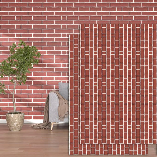 3D Wall Panels - 4PCS 47.2"x26" Faux Stone Wall Covering - MCM Modified Clay by NAMAII
