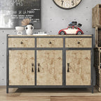 VEELIKE Aged Tan Concrete Wallpaper Peel and Stick Distressed Beige Limewash - Image 6