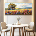 hyidecorart Large Framed Wall Art, Spring Landscape Wall Art, Nature Tree - Image 8