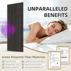 TO-TH Wood-Look Acoustic Wall Panels, 10 Pack 47.2” x 23.6” Acoustic Panels - Image 3