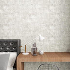 VEELIKE 15.7''x118'' Concrete Wallpaper Peel and Stick Textured Limewash - Image 6