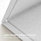 Lightomorrow Bulletin Board, 24 x 18 inches Felt Board Decorative Pin Board - Image 3