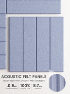Bumusty Large Cork Board Alternative-48 x 36" Felt Bulletin Board Tiles - Image 3