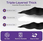 2 PCS Extra Large Sound Dampening Blanket, Noise Cancelling Studio Acoustic - Image 3