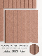 Bumusty Large Cork Board Alternative-48 x 36" Felt Bulletin Board Tiles - Image 3