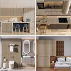 Brown Wood Slat Peel and Stick Wallpaper - Image 3