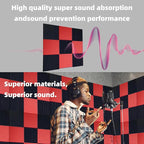 56 Pack Acoustic Foam Panels |1 "x12 "x12" Rapid Recovery Acoustic Wall Panels - Image 5