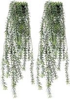Artificial Hanging Plant 2 Pcs Faux Plant Ivy Vine Faux Eucalyptus Vines Fake - Image 7