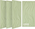 BUBOS 4 Pack Large Acoustic Panels, Total-Size 47.2 x 23.6 Inches Soundproof by BUBOS