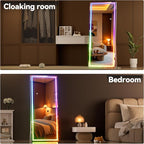 Hasipu 71"x28" LED RGB Bluetooth Full Length Mirror - Image 6