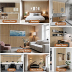 Wood Veneer Sound Panels, 10 Pack 47.2”x23.6” Wall Panels, Decorative Acoustic - Image 7