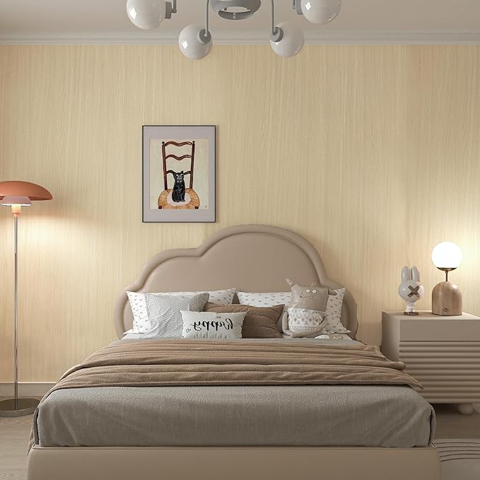 BOMENG Large White Oak Wood Wallpaper Light Oak Contact Paper Peel and Stick - Image 8