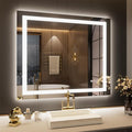 LOAAO 30"x38" LED Bathroom Mirror by LOAAO