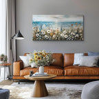 SERIMINO Large Wall Art for Living Room, Coastal Landscape Wall Decor, Beach - Image 2