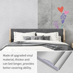 Grasscloth Peel and Stick Wallpaper, Light Grey Vintage Textured Faux Linen - Image 9