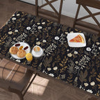 Dark Taupe Floral Peel and Stick Wallpaper, 17.5In x 197In Vintage Black Golden - Image 5